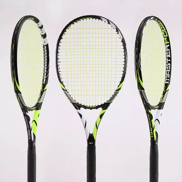 Adult 27Inch Graphite Full Carbon Fiber Tennis Racket Super Light Tennis Racket Professional Players Tennis Rackets Training