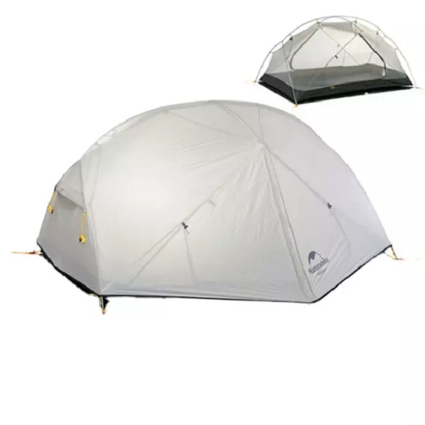Mongar 2 Persons Camping Tent 20D Nylon Fabric Double Layer Waterproof Outdoor Camping Tent Featured Image