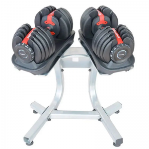 Dumbbell rubber 552 under adjustable dumbbells with bracket