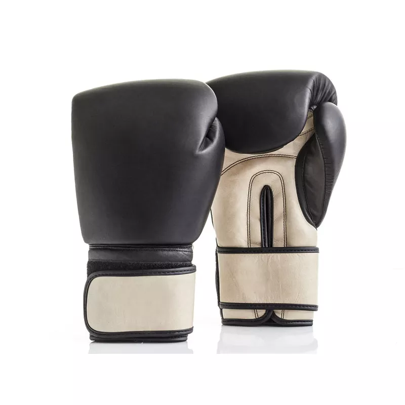 Professional style leather gym indoor equipment training gloves boxing gloves ring edge boxing gloves Featured Image