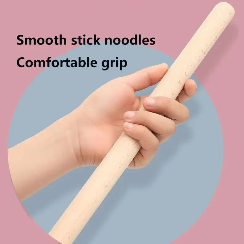 Premium Body Building Yoga Stick Round Shape Wooden Stick Open Shoulder Correct Hunchback Training Stick