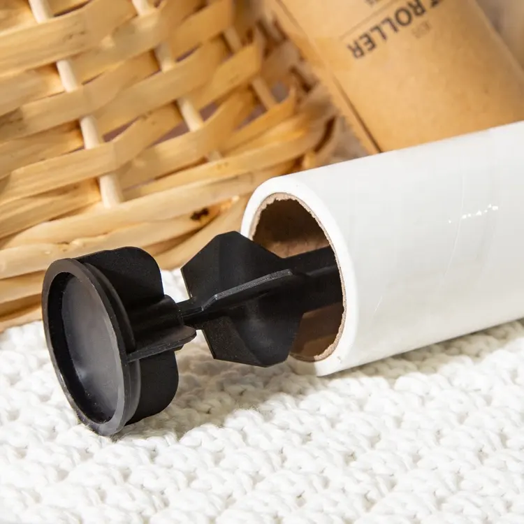 Household Extra Sticky Dust Furniture 60 Sheets Refills Clothing Couch Lint Rollers Custom Logo Lint Remover Roller For Pet Hair