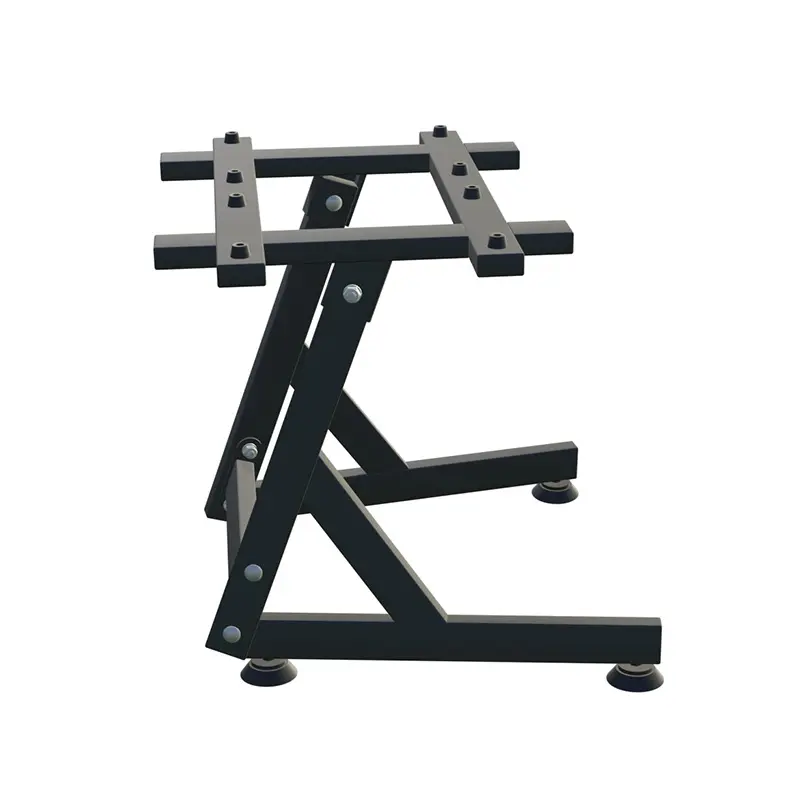 Weight adjustable dumbbell lifting set frame