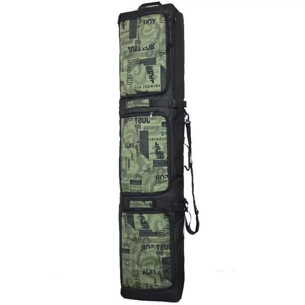 BSCI Factory Equipment Wheeled Padded Ski Bag Ultimate Double Skis