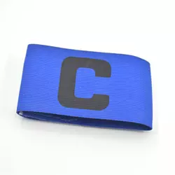 customized personalised armband high quality nylon multi-color football C captain soccer band
