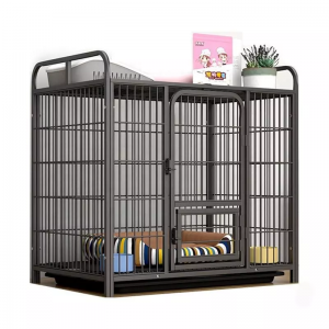 Amazon Products Dog Cage Bowl Rack Wheeled Dog Crate Dog Cage