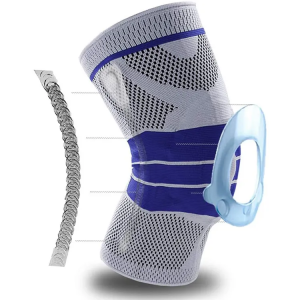 Adjustable Basketball Sport Knee Support Belt Gel Elbow & Knee Brace Pad