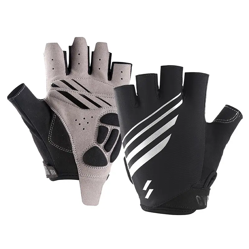 Breathable Cycling Gloves Training Fitness Glove Outside Riding Female Half Finger Bike Gloves