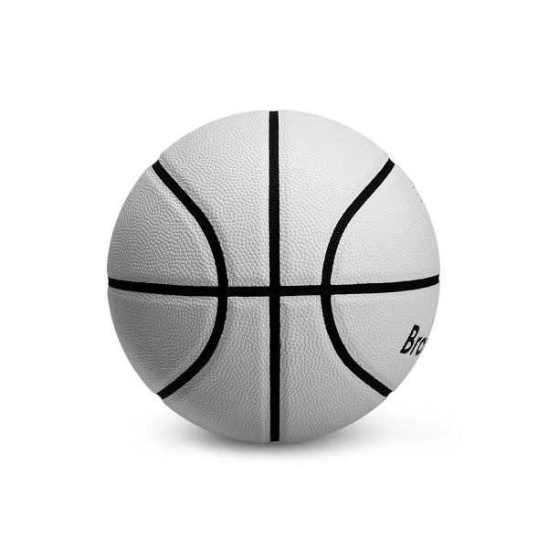 Wholesale Cheap No Logo Black Composite PU Leather squishy rubber ball Black Basketball high quality basketballs