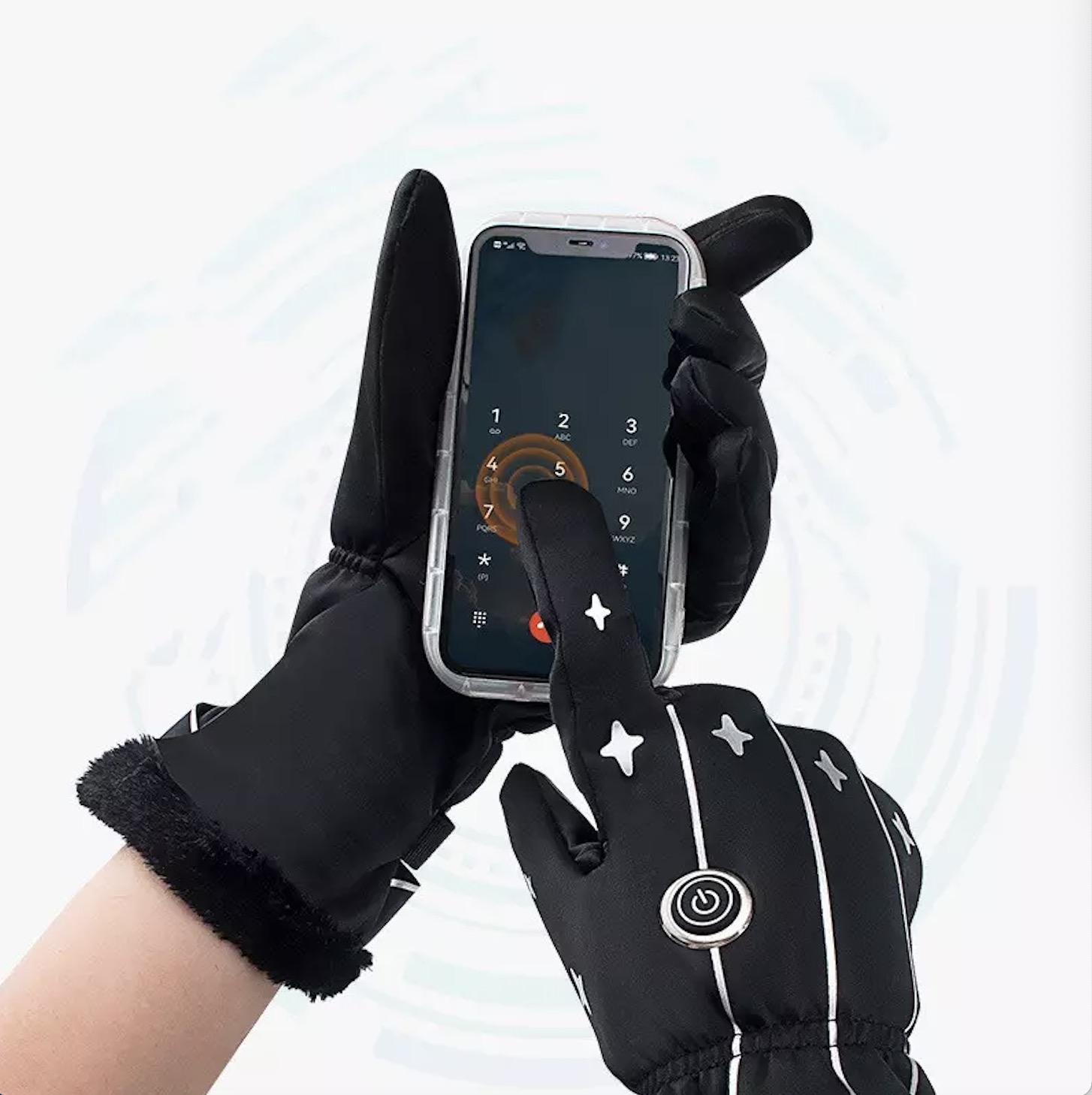 Motorbike Winter Water Proof Heated Gloves Production Machine Electric Safety Heated Gloves