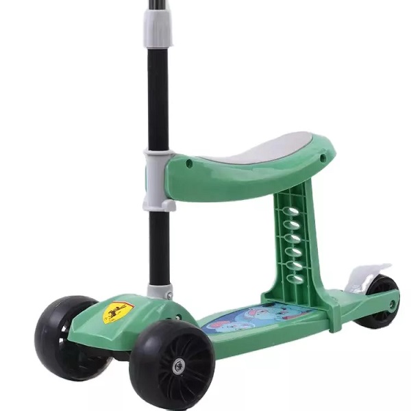 Children’s scooter flash PU wheel scooter folding scooter