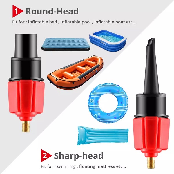 Inflatable SUP Paddle Board Kayak Air Pump Converter Valve Adapter