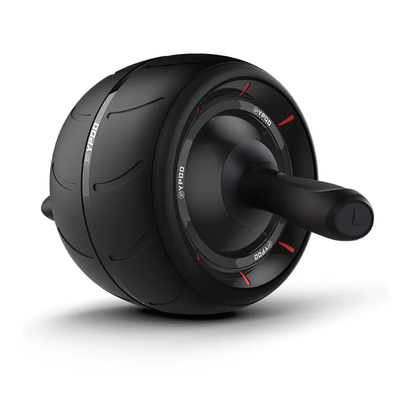 ABS plastic fitness equipment works abs double wheels