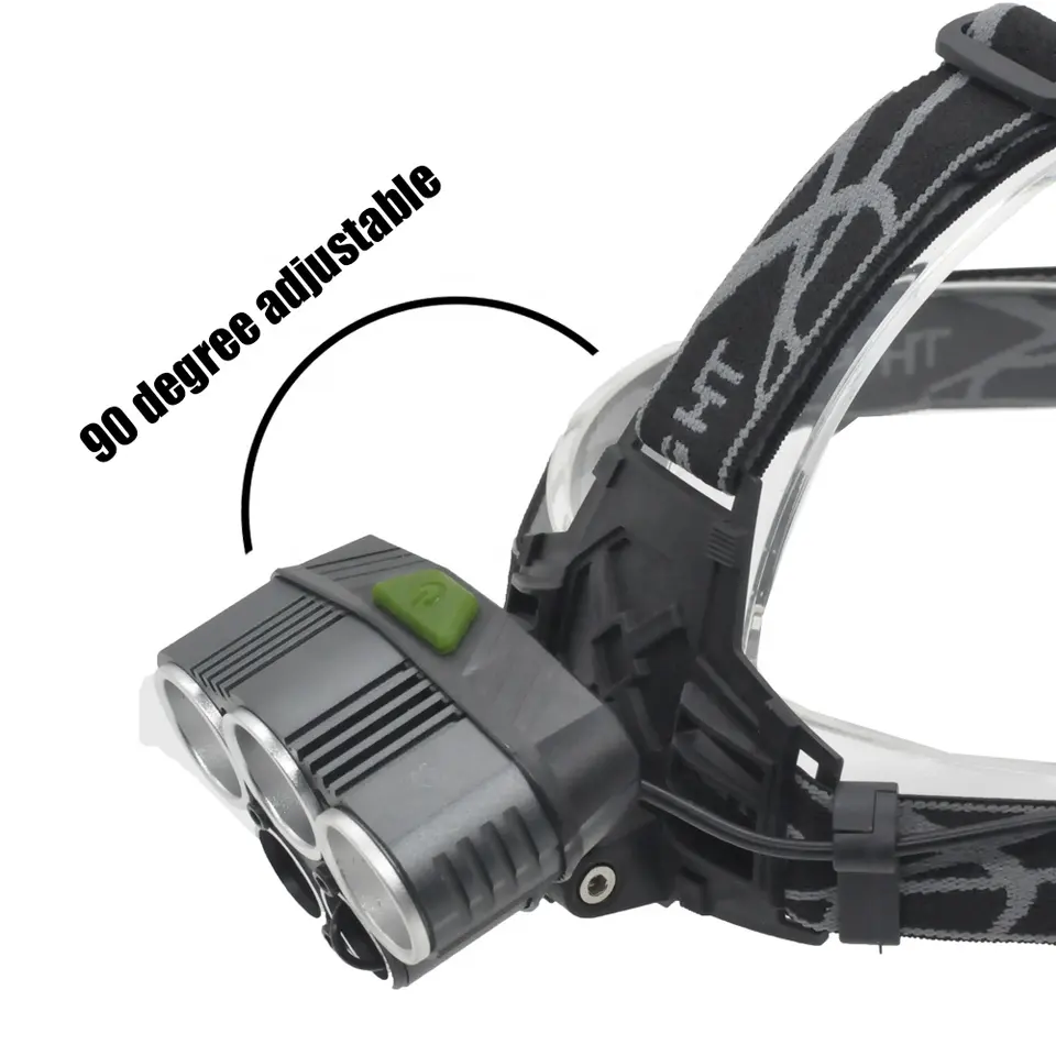 5LED outdoor waterproof USB charging headlight