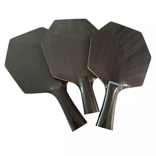 Factory direct selling hexagonal offensive table tennis rackets professional carbon soleplate custom short handle