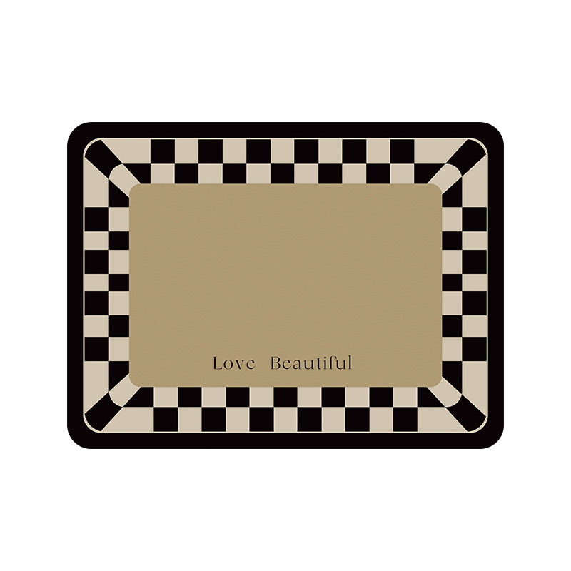 Light luxury coffee machine, drainage mat, countertop, absorbent mat, washstand, coaster, technology, cloth, speed drying mat, bowl plate, heat insulation mat