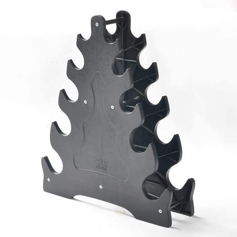Leaf triangular dumbbell stand