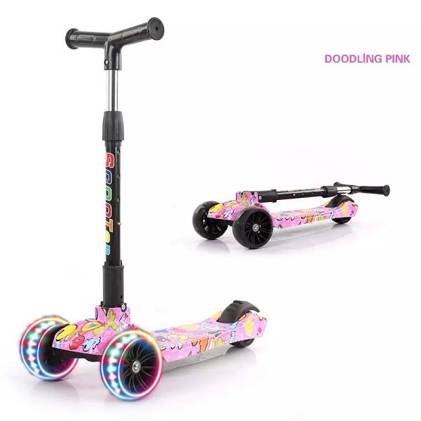 Wholesale 2022 china baby child children’s balancing cheap skating kick scooter 3 wheels for kids for sale with led light