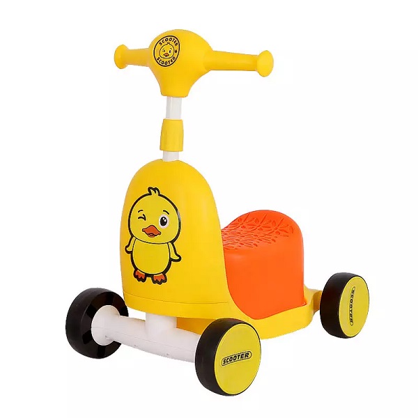 New Chinese factory cheap children’s scooter with seat wholesale 4-wheel children scooter kick scooter for kids