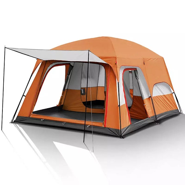 outdoor camping tent with 2 rooms 1 living room waterproof extra large space 12 persons tent family tent