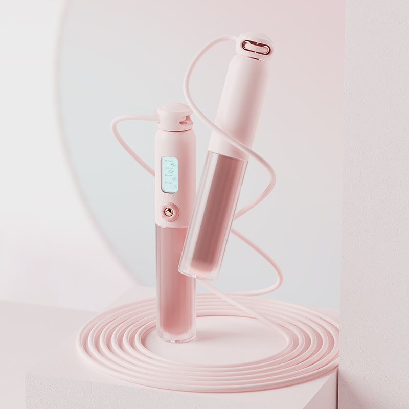 Cordless jump rope fitness sports electronic counting weighted ball professional fat burning cord cord girls special wireless rope