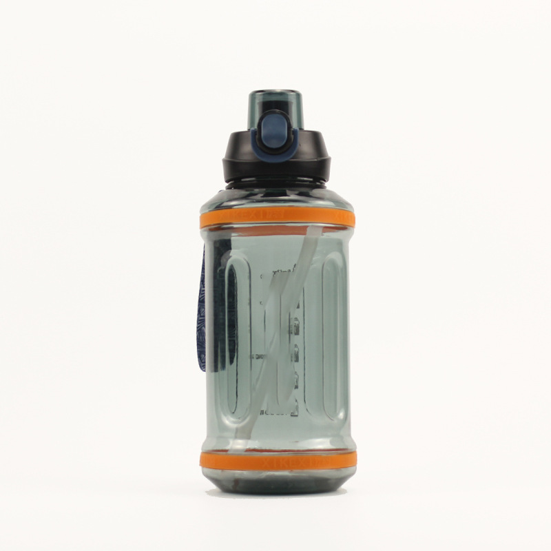 Large capacity portable bomb cap, direct drinking ton ton pot, men’s and women’s outdoor convenient plastic water bottle, ton cup, water cup, space cup