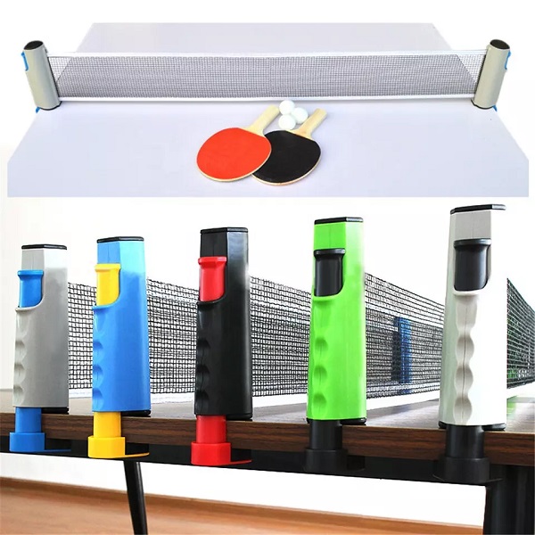 Portable Sport Ping Pong Set Table Tennis Rackets Mini Table Tennis Set With Retractable Net