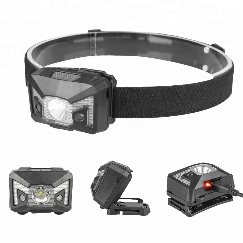 Camping charging LED headlights with cooling function