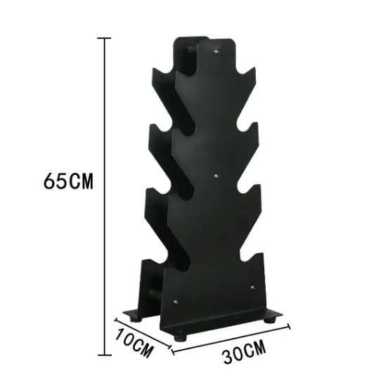 Multi-stage weight 4 pairs of dumbbell stands