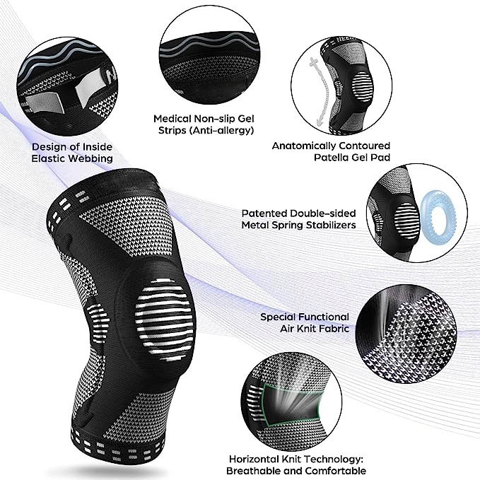 Compression Knee Pads for Knee Pain Relief Kit