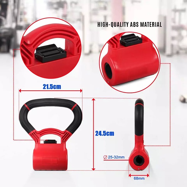 Kettlebell Handle New Design Kettle Grip Dumbbell Convert to Kettlebell Suit for most dumbbells