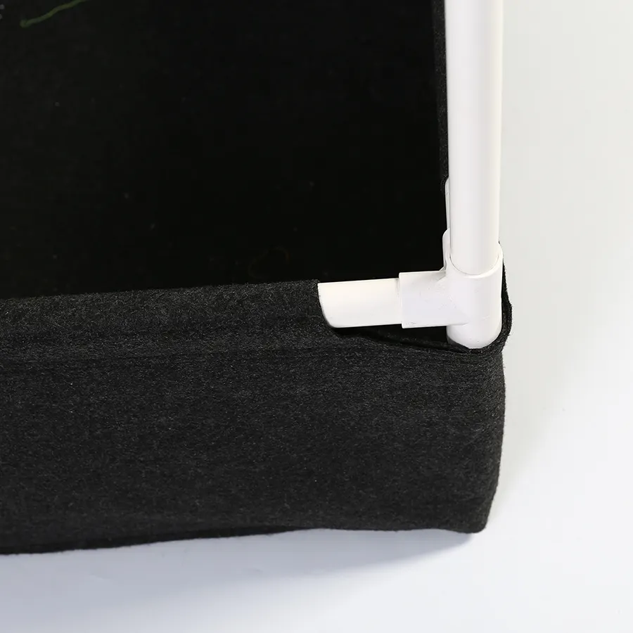 rectangle felt garden bed root control needle punch 4×8 fabric raised garden bed containers for smelly plants