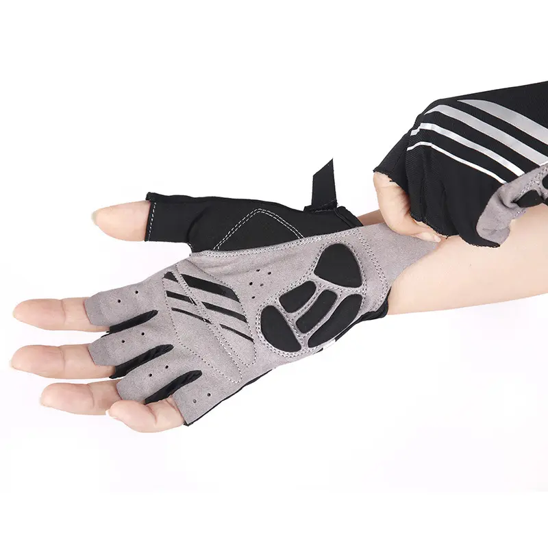 Breathable Cycling Gloves Training Fitness Glove Outside Riding Female Half Finger Bike Gloves Featured Image