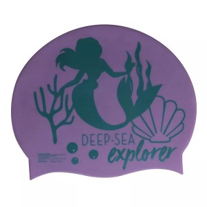 Cute Design Waterproof Bathing Cap Kid Swimming Cap Silicone swim cap