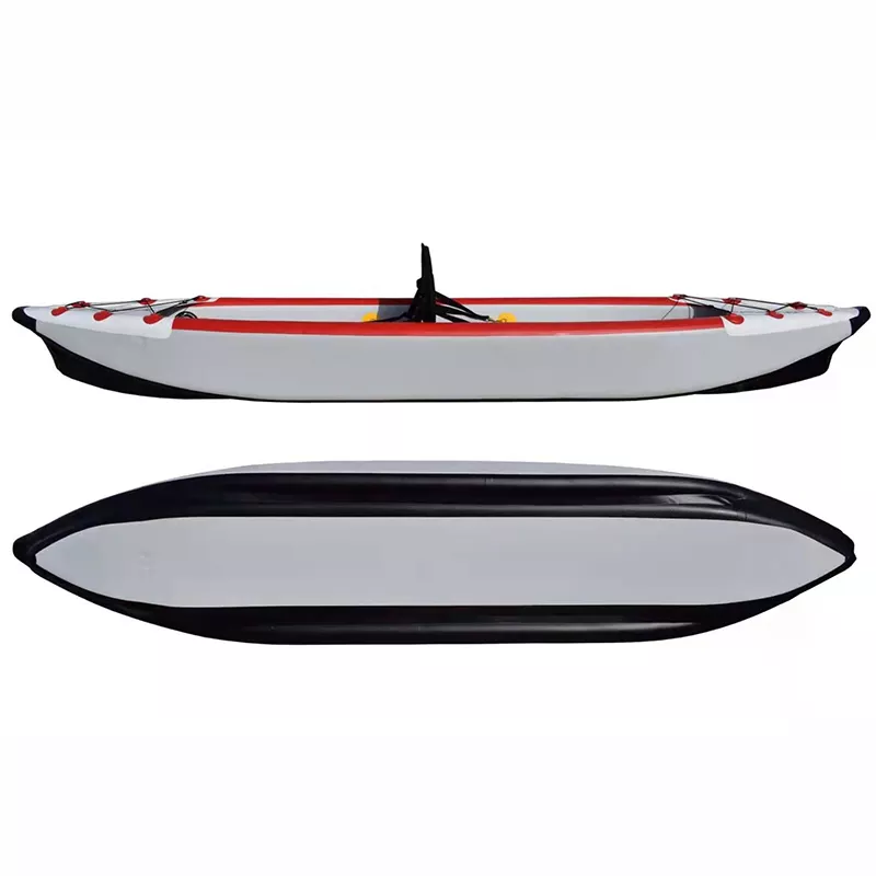 Pedal inflatable kayaks