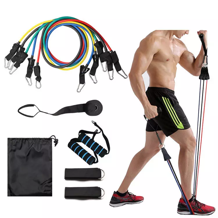 Sport band latex resistance tube fitness resistance band set Featured Image
