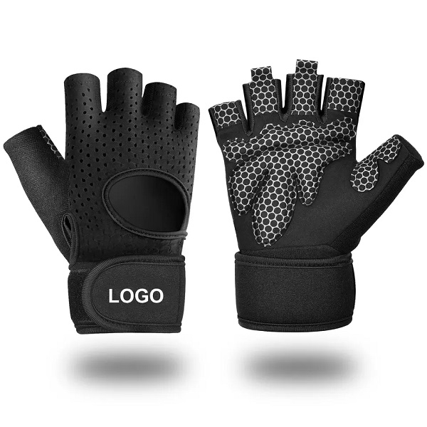 Wholesale Half Finger Gym Cycling Workout Gloves Men and Women Sports Weight Lifting Gym Gloves Featured Image