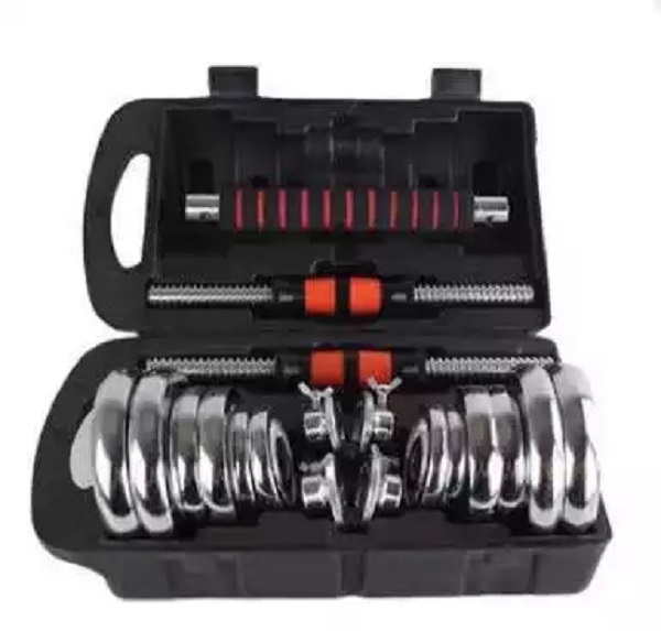 In Stock High Quality 20kg 44LB Fitness Equipment Gym Weights Set Adjustable Dumbbell For Body Building