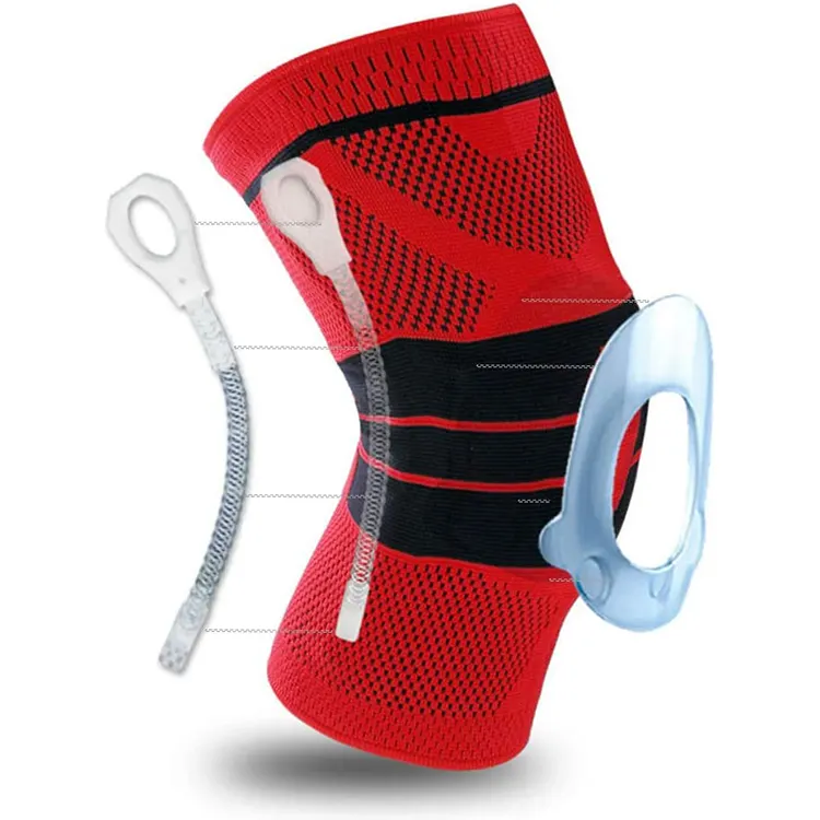 Adjustable Basketball Sport Knee Support Belt Gel Elbow & Knee Brace Pad