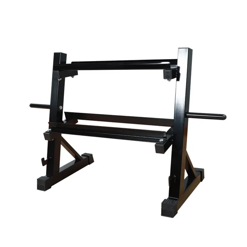 Foldable dumbbell holder double layer versatile