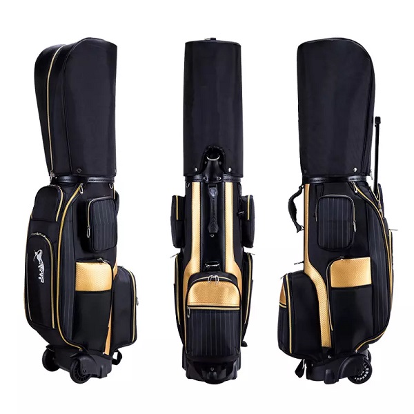Top Quality Brand Waterproof Leather Stand Golf Bag