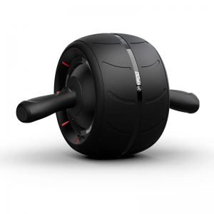 ABS plastic fitness equipment works abs double wheels