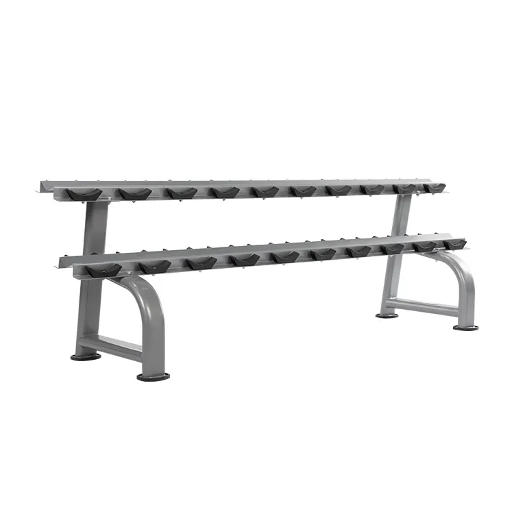 Custom size two-layer dumbbell stand