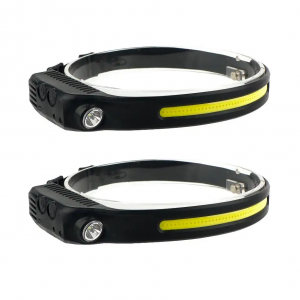 Multi-Function Induction Smart Sensor Headlight USB Rechargeable COB LED Headlamp