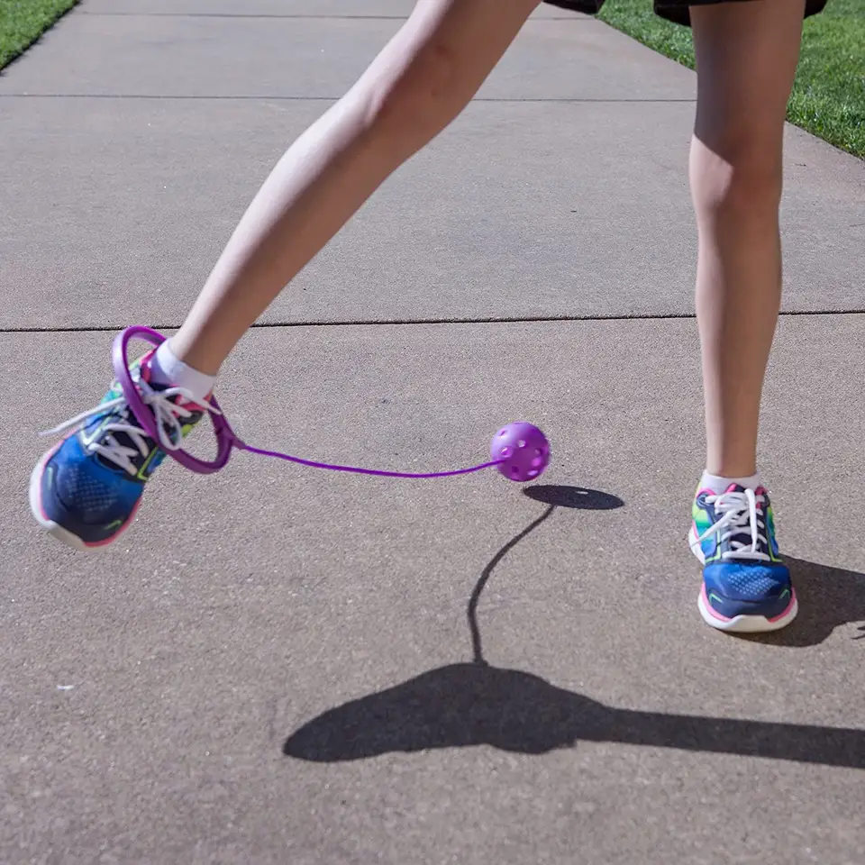 Ankle toys kids swing ball