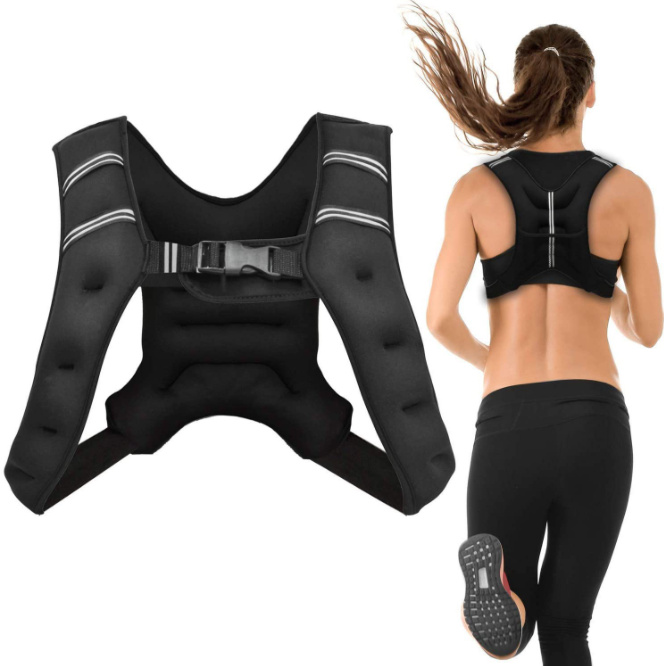 Premium weighted vest 5_8_10_20 kg fitness vest plate weight for fitness exercise