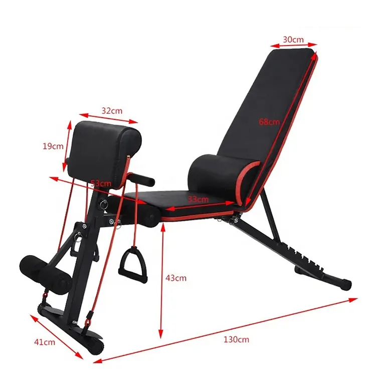 Adjustable dumbbell weight stool with foldable stool