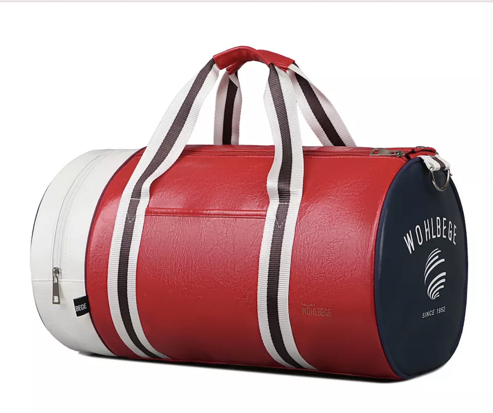 Large capacity casual unisex foldable PU leather waterproof sport basketball travel bag