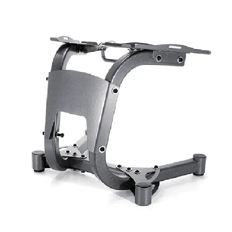 Space-saving weightlifting adjustable dumbbell stand