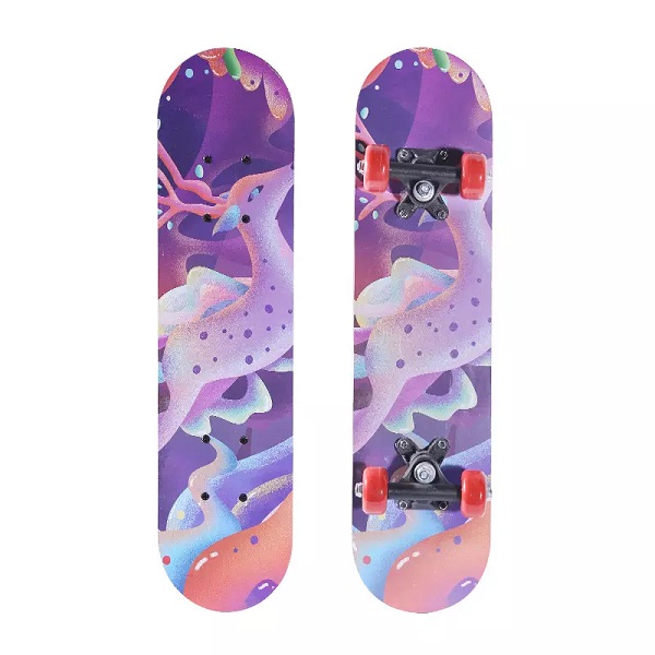 Wholesale Oem Plain Blank Skate Board 7 Ply Wood Decks wheel Skateboard